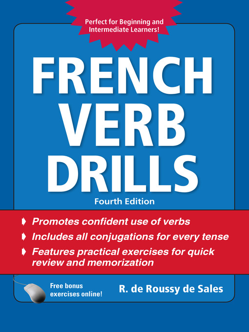 Title details for French Verb Drills by R. de Roussy de Sales - Available